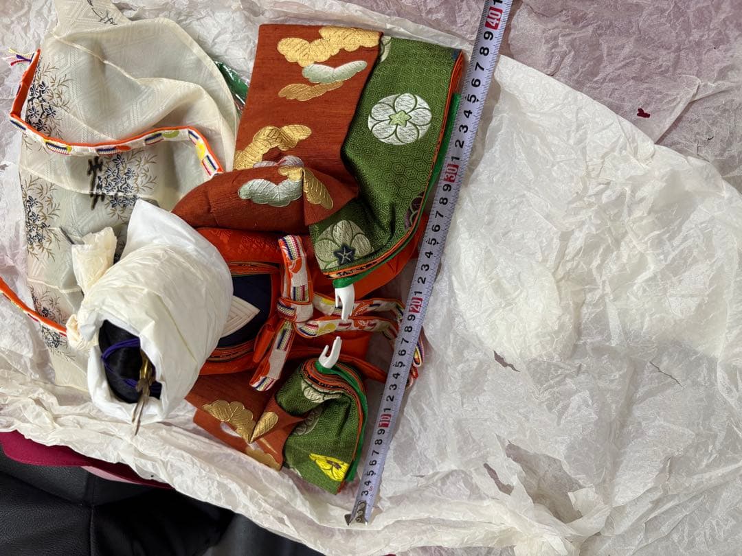 伝統的 雛人形 木箱入　豪華で綺麗