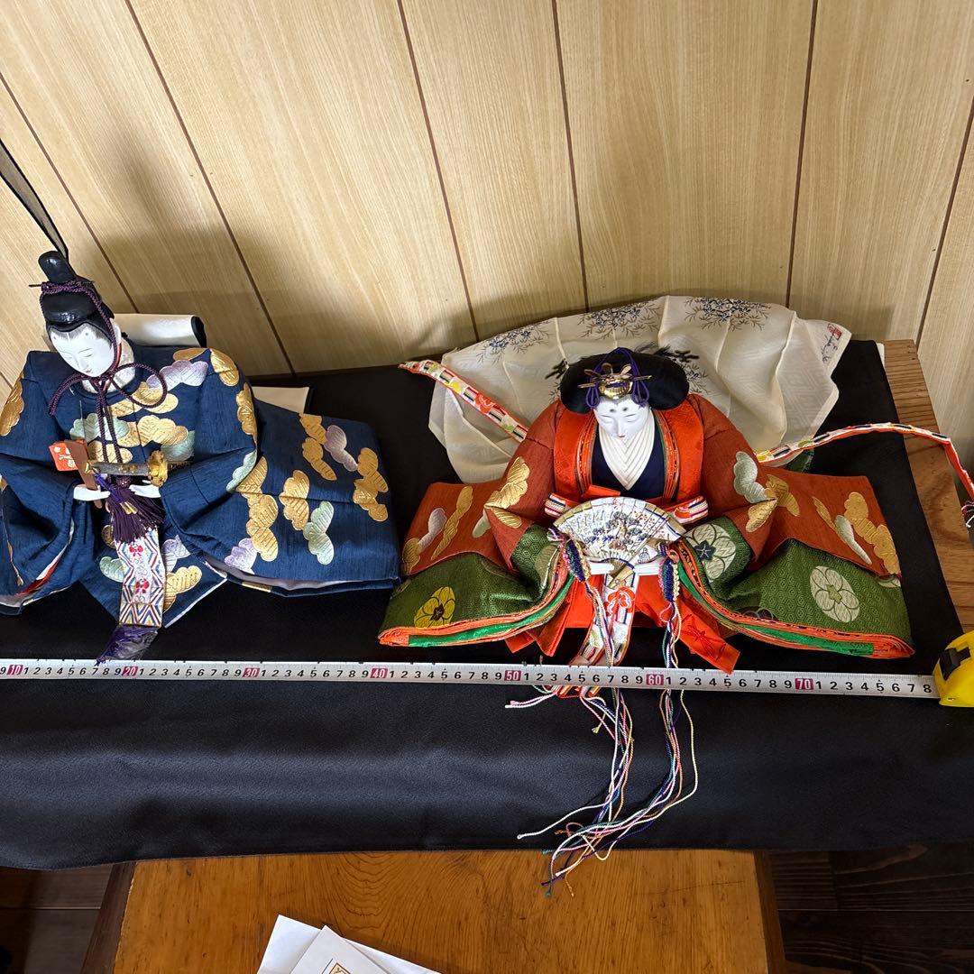 伝統的 雛人形 木箱入　豪華で綺麗