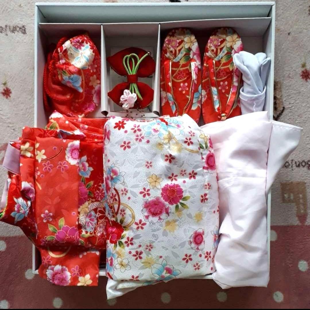 3歳女の子☆七五三お着物セット(着画あり)