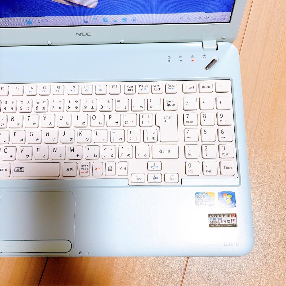 大容量750GB✨Core i5｜NECノートPC✨初心者OK｜DVD付