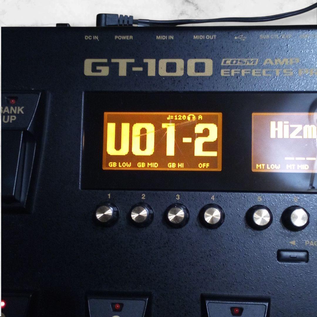本日限定セール✨️BOSS GT-100 エフェクトプロセッサー　説明書　ケース