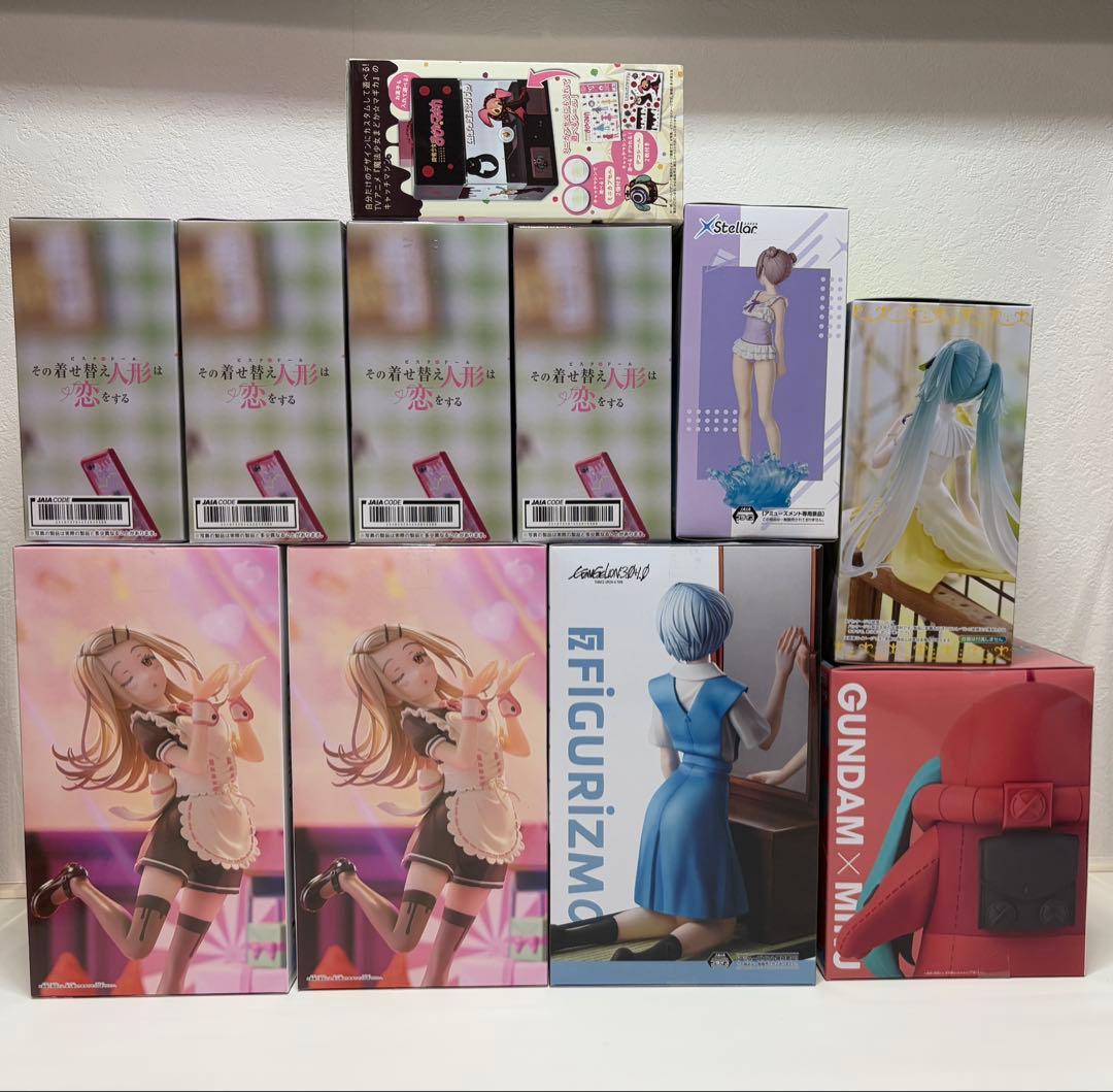 美少女フィギュア まとめ売り 乾紗寿叶 篠澤広 初音ミク 綾波レイ まどマギ