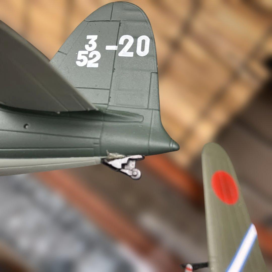 零戦　5機　ダイキャスト製