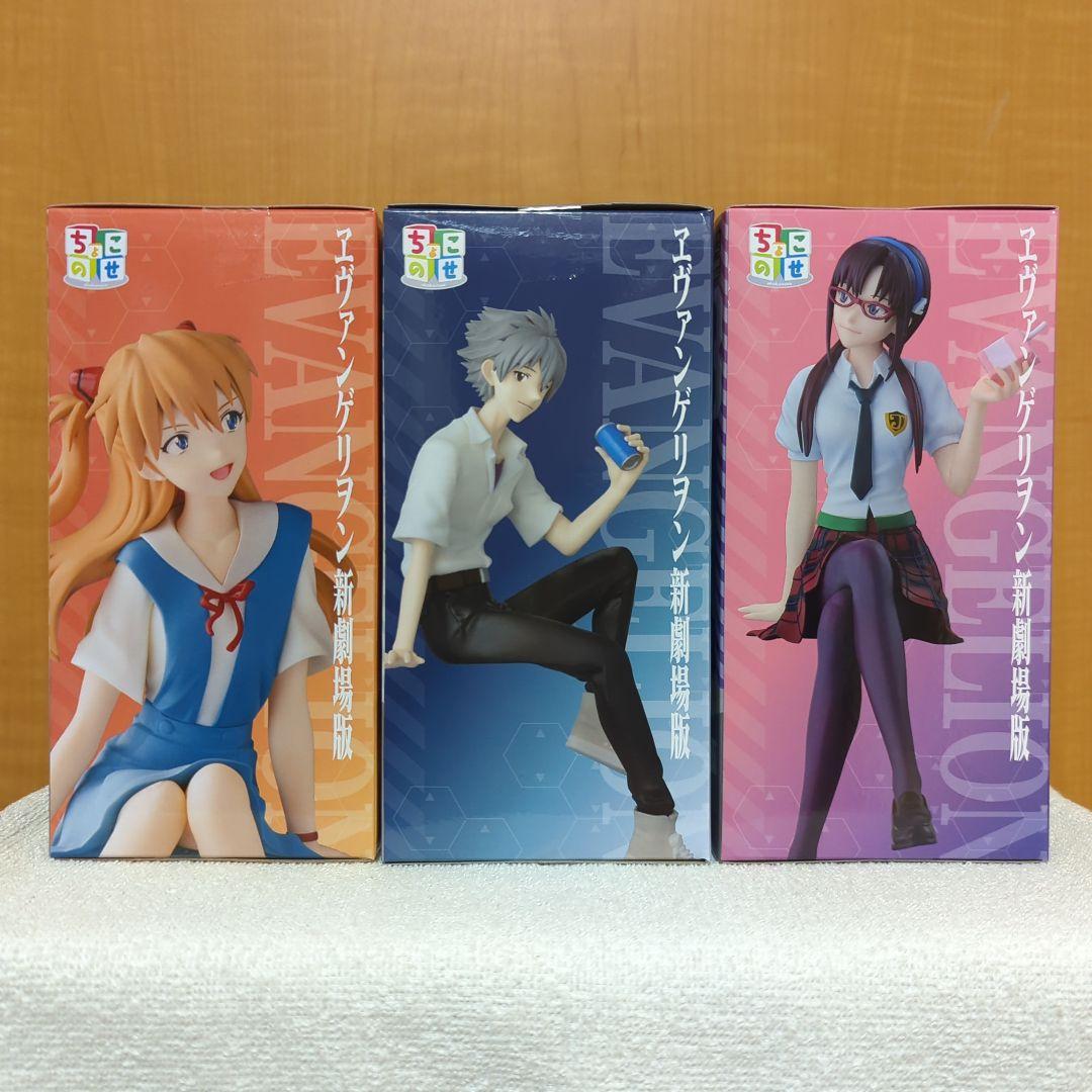 エヴァンゲリオン新劇場版　ちょこのせプレミアムフィギュア　5種セット　SEGA