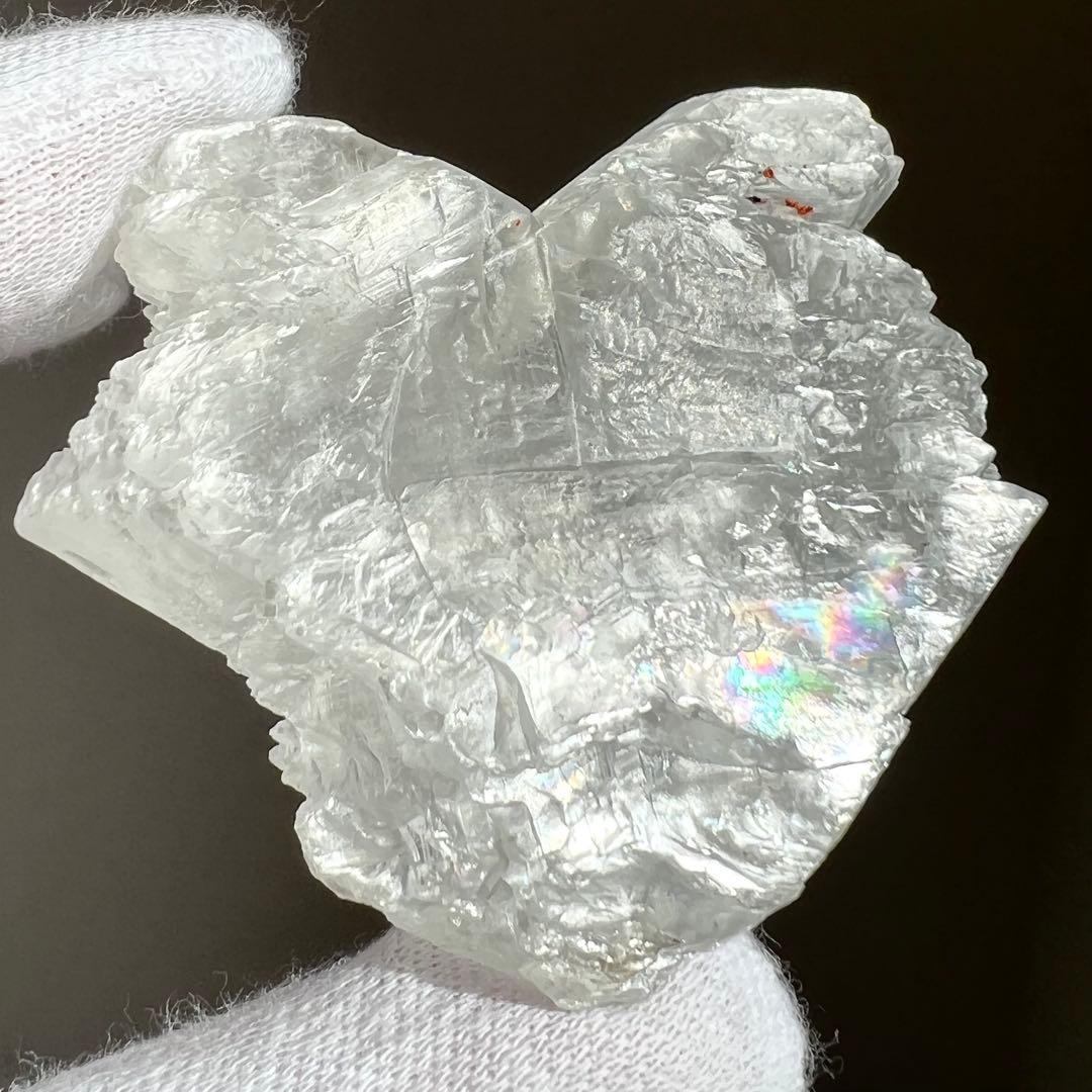 フィッシュテール　セレナイト　天然石　原石　クリスタル　アイリスクォーツ　虹