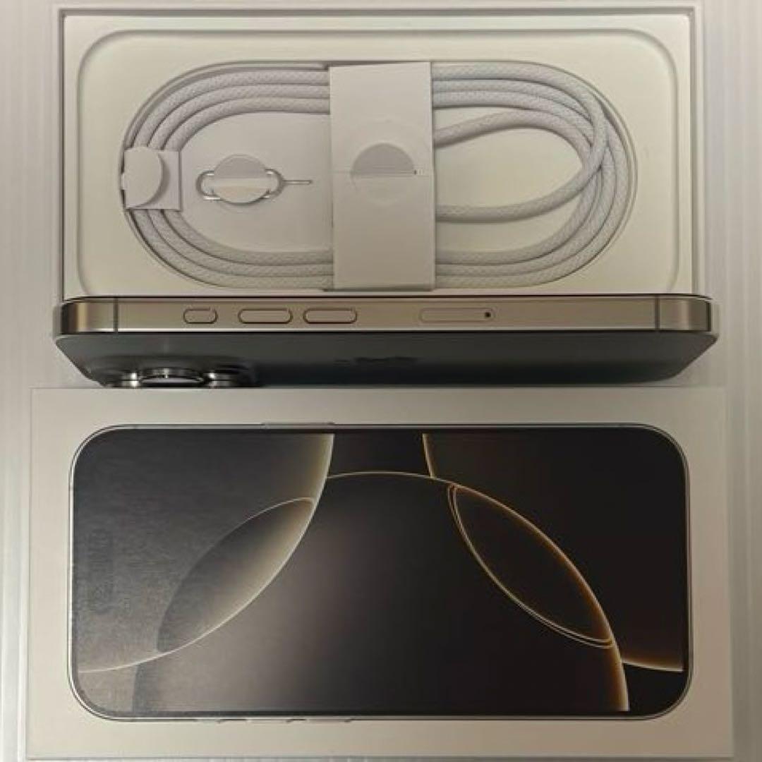 バッテリー容量100%、iPhone16Pro 256GB SIMフリー 本体