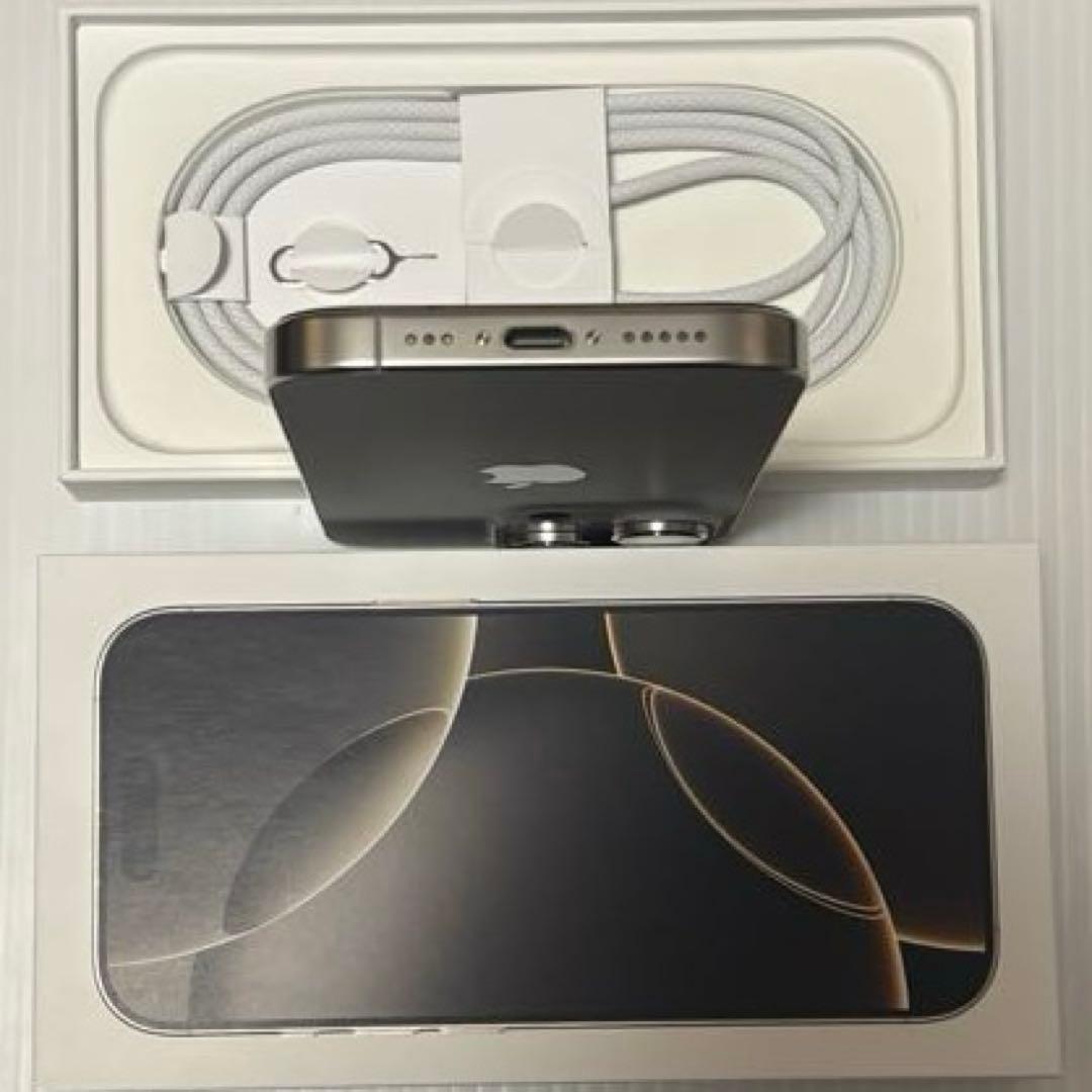 バッテリー容量100%、iPhone16Pro 256GB SIMフリー 本体