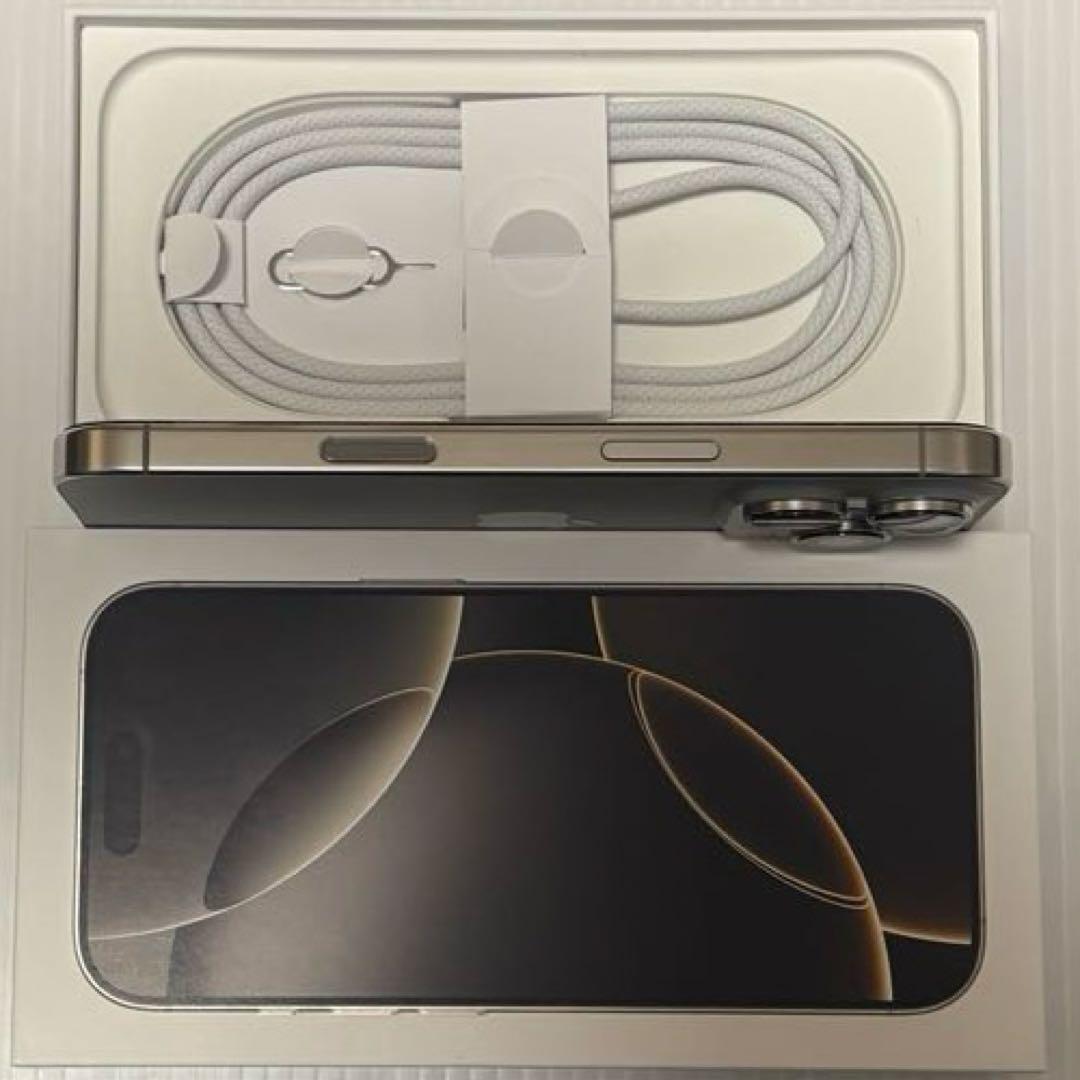バッテリー容量100%、iPhone16Pro 256GB SIMフリー 本体