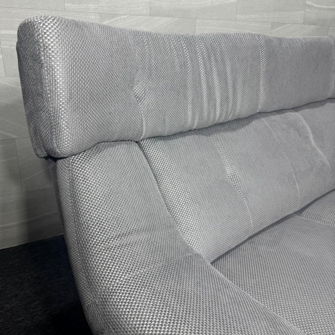 カリモク 3人掛け ソファ ファブリック U3043-A グレー d4970