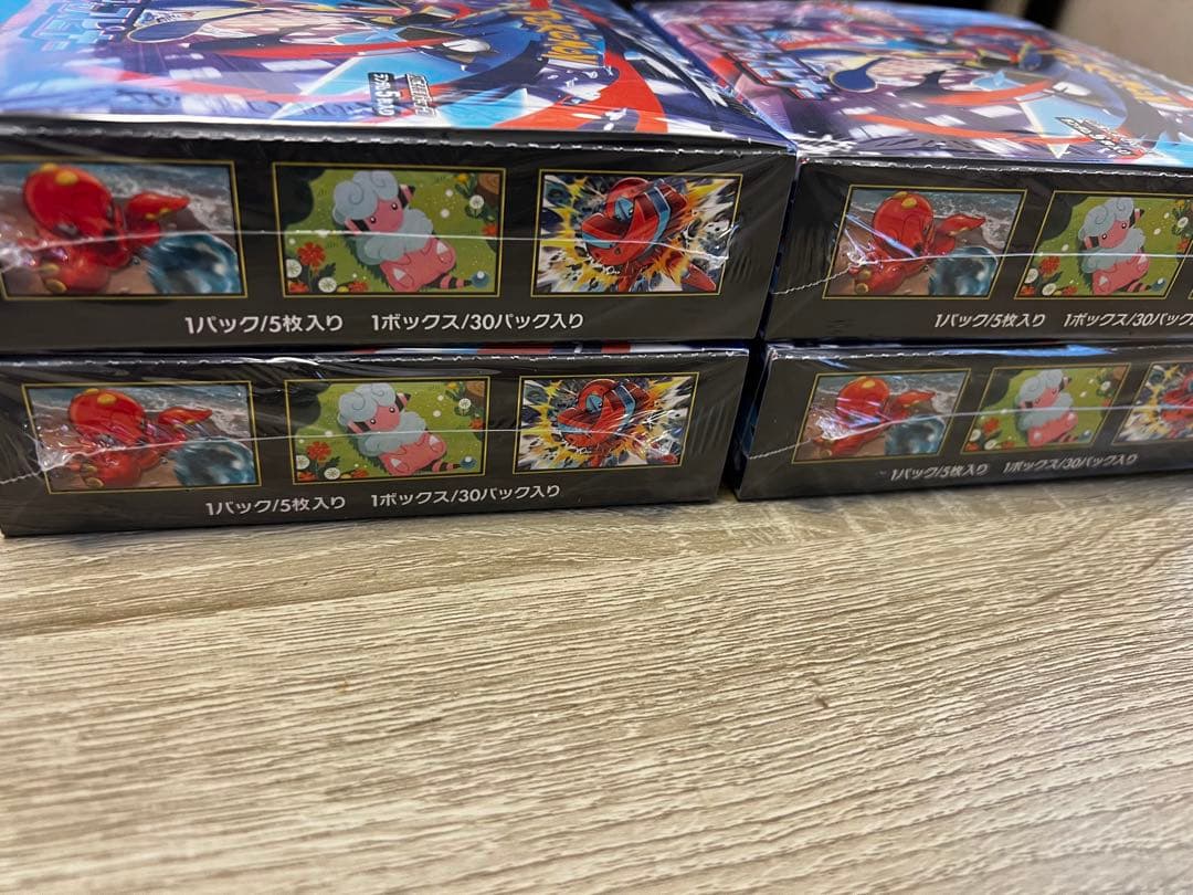 ポケモンカード　ニンジャスピナー　4BOX シュリンクあり