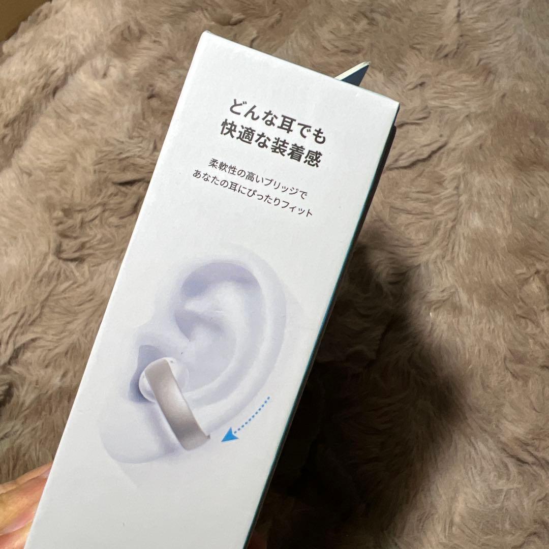 Soundcore by Anker AeroClip ホワイト＆ゴールド