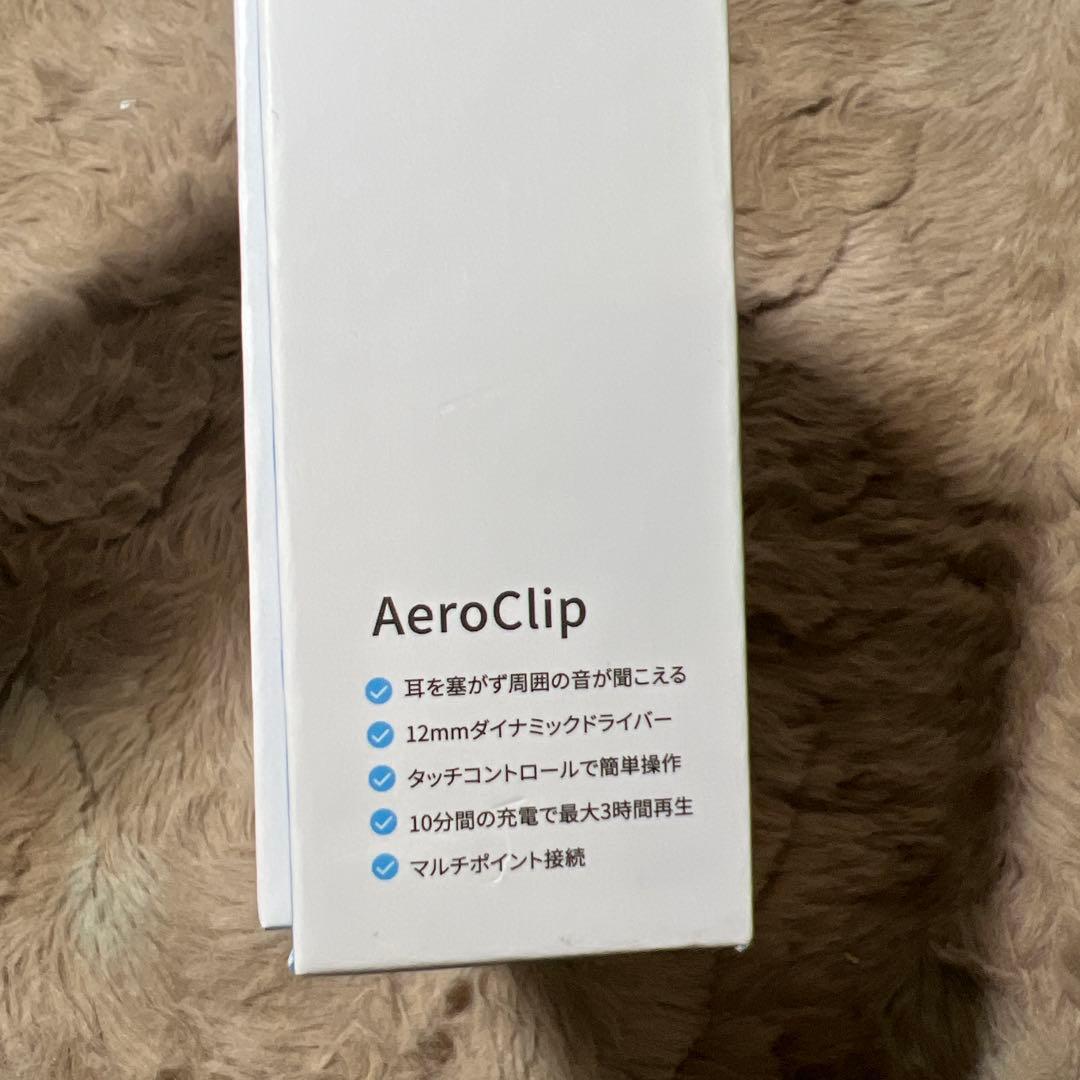 Soundcore by Anker AeroClip ホワイト＆ゴールド