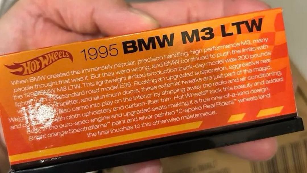 ホットウィール RLC 限定1995  M3 LTW