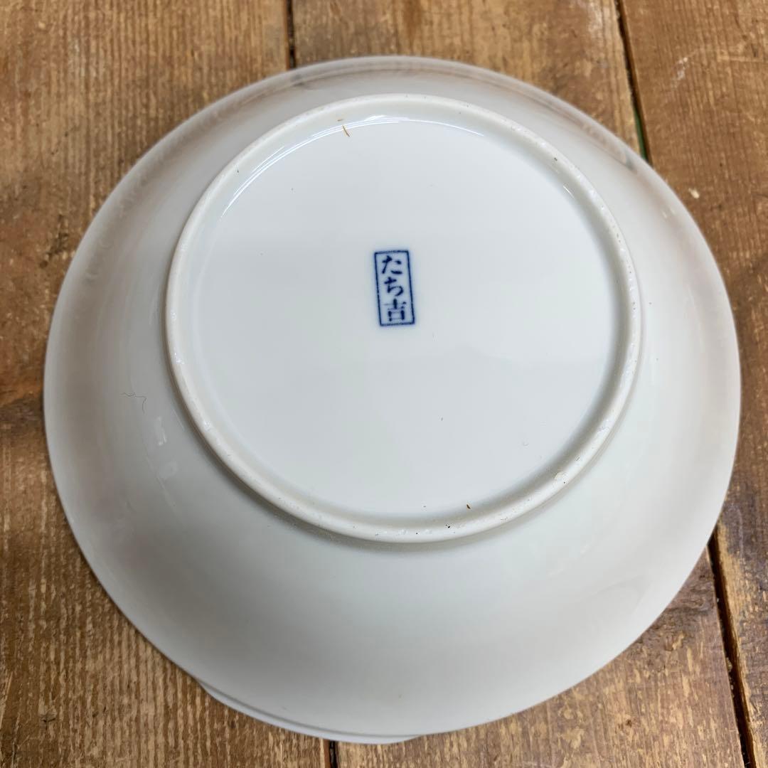 D-5 【未使用】たち吉 大五郎 葡萄多用鉢 5客セット 染付 和食器