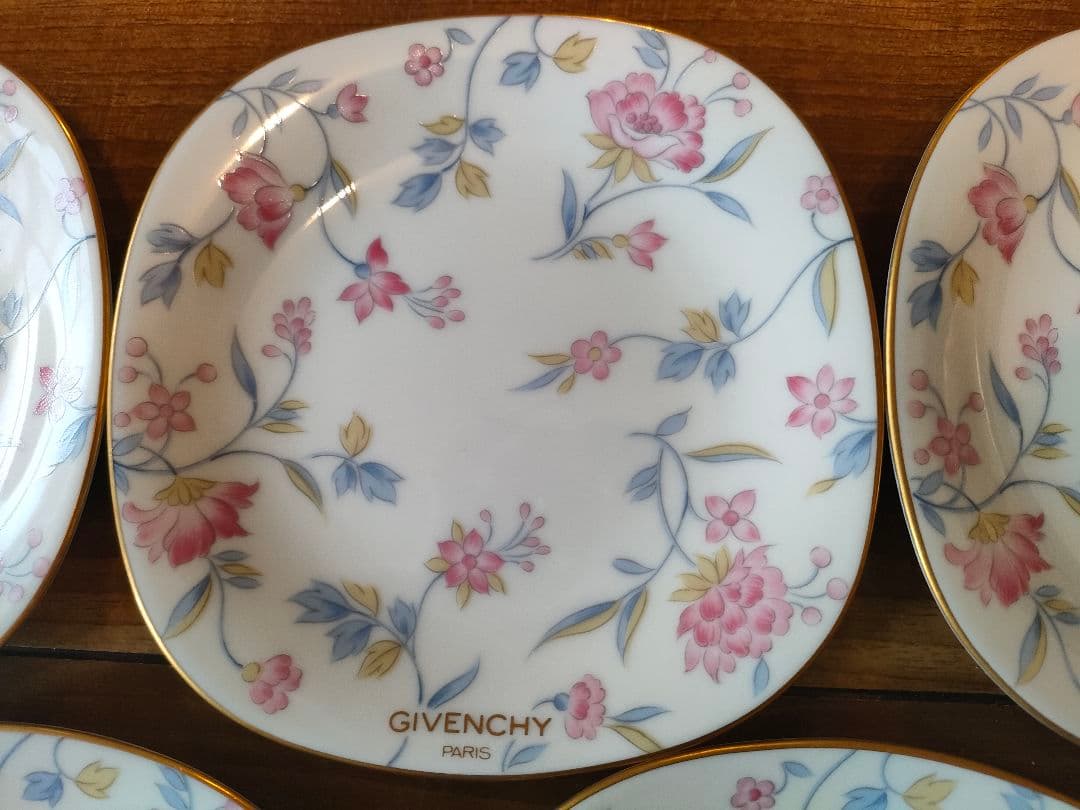 GIVENCHY 花柄 食器セット 5枚