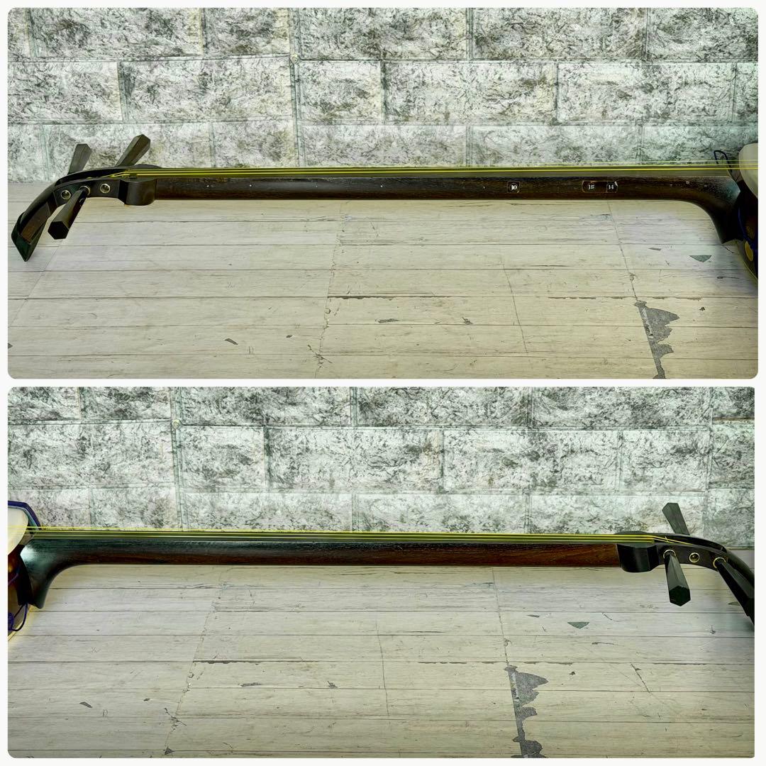 中棹三本継三味線 紅木or紫檀・綾杉胴・金ホゾ・東さわり付き