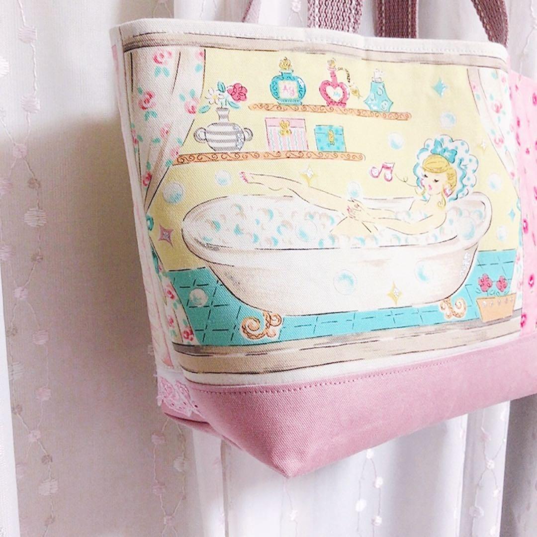 ルシアン　ハニードール　トートバッグ　キュート　ガール　女の子　ハンドメイド