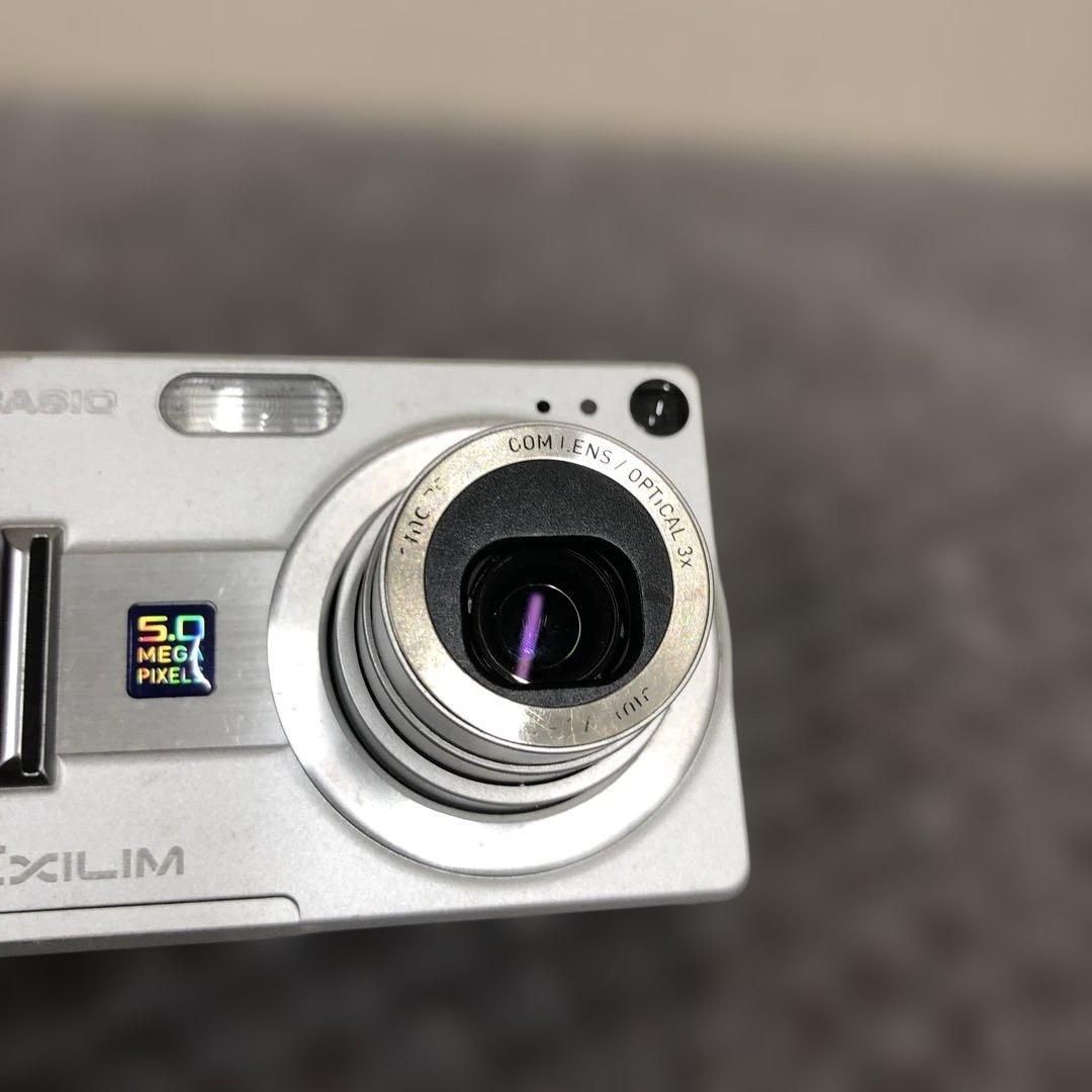 ① CASIO EXILIM 5.0メガピクセル デジタルカメラ EX-Z55
