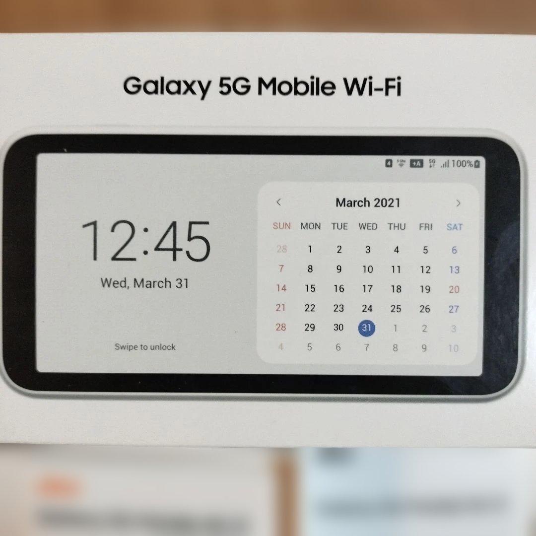 ルーター・ネットワーク機器 Gslaxy 5G Mobile Wi-Fi SCR01