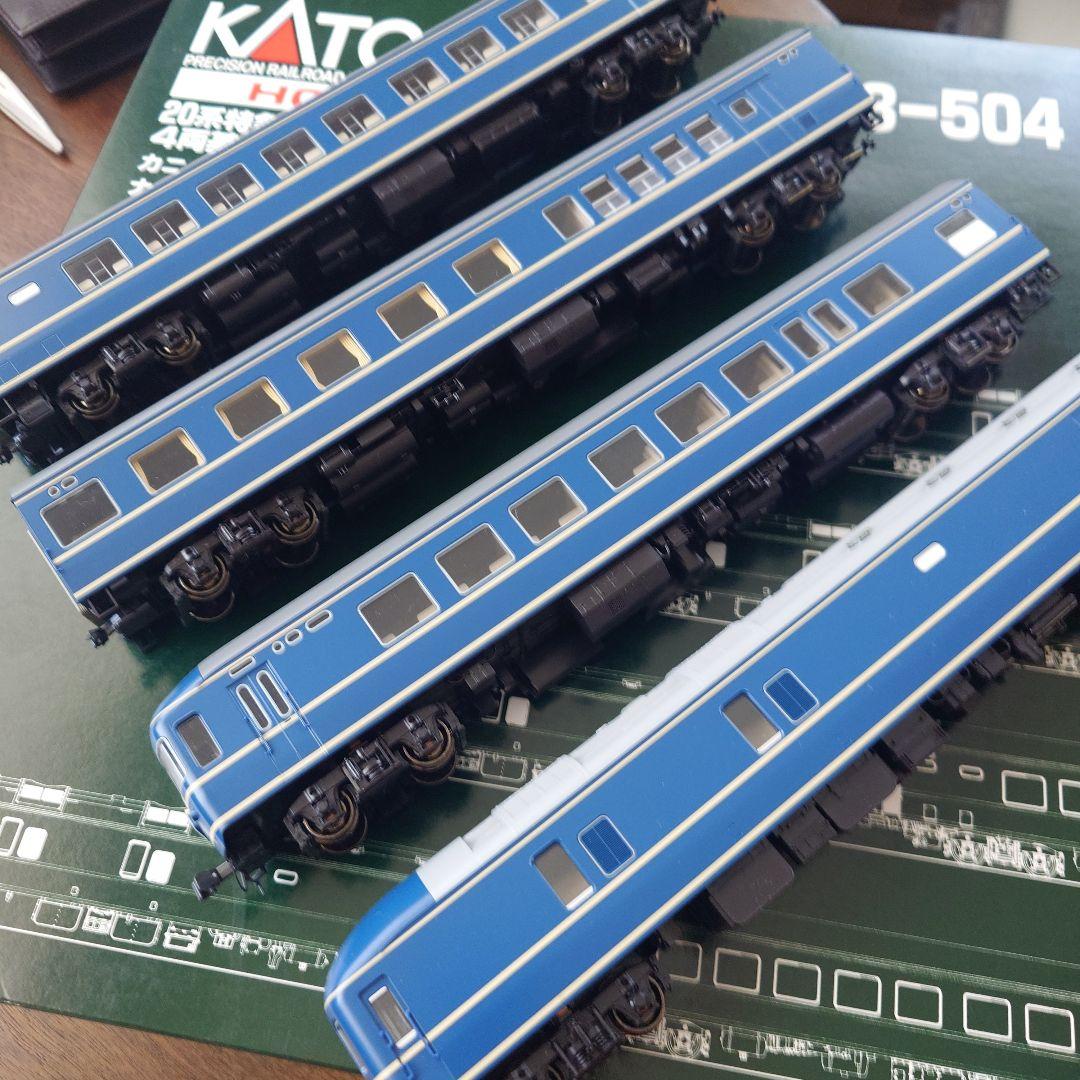 KATO HO 20系特急型寝台客車 4両基本セット　3-504