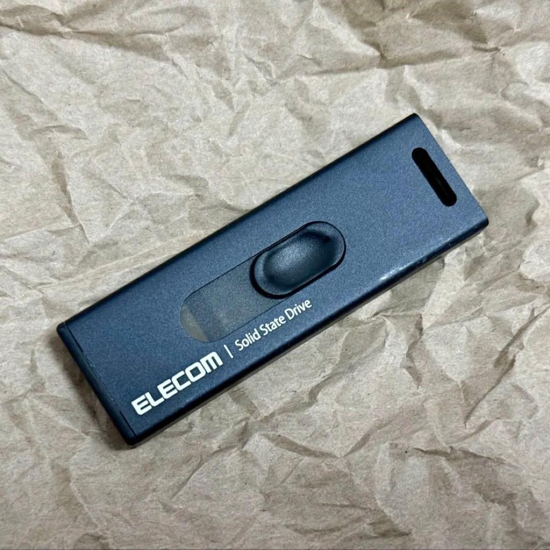 ELECOM スティック型ポータブルSSD 2TB ESD-EMA2000GBK