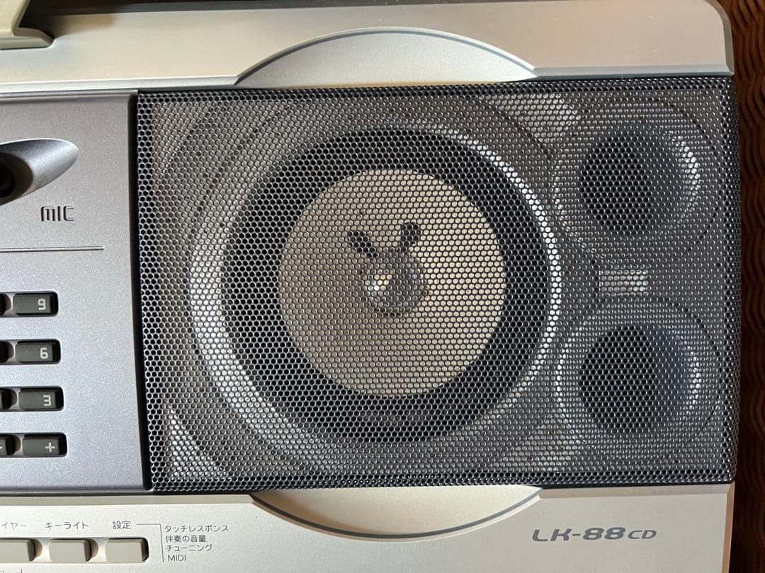 【動作良好 スタンド取説 付】カシオ 電子ピアノ LK-88CD