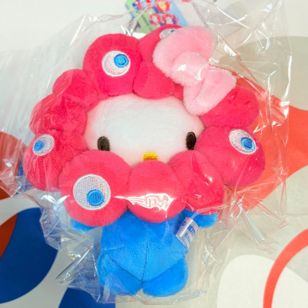【ひぃやん】ハローキティ　ミャクミャクなりきりマスコットキーホルダー