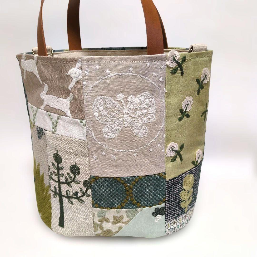 ミナペルホネン　✨ハンドメイドバケツバッグ