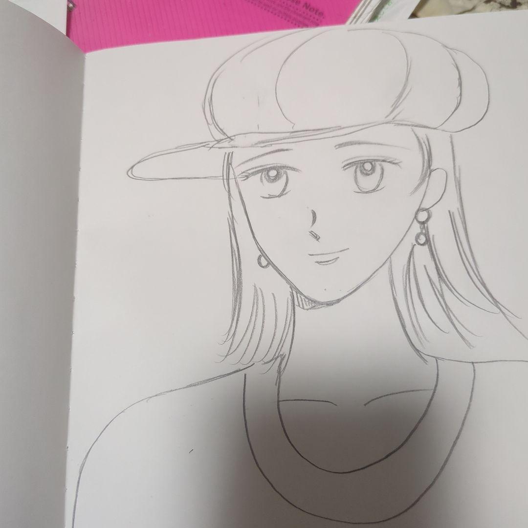 アニメ風キャップ女子イラスト