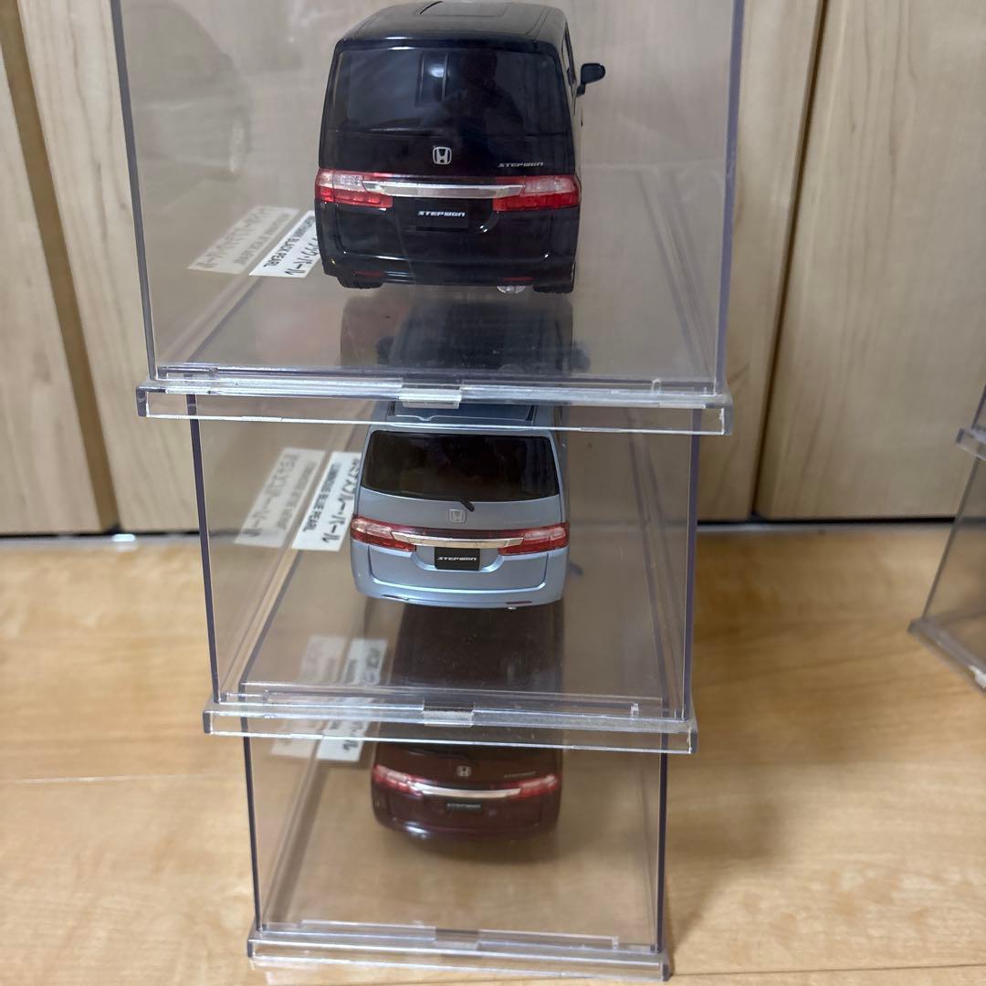 ホンダ　ステップワゴン　サンプルミニカー　3台セット　カラーサンプル