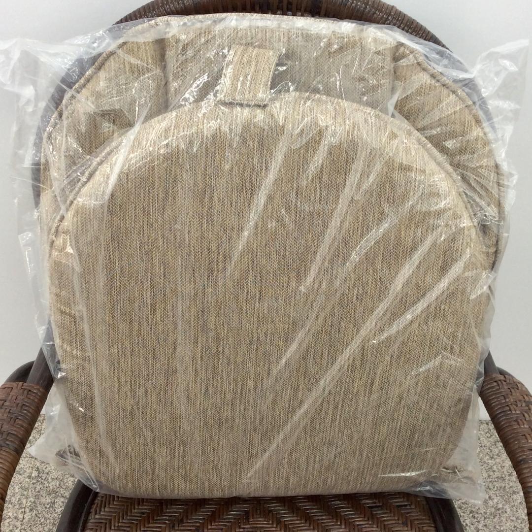 未使用品 カザマ オリッサ ハイバックシーベルチェア ラタン 回転式 1