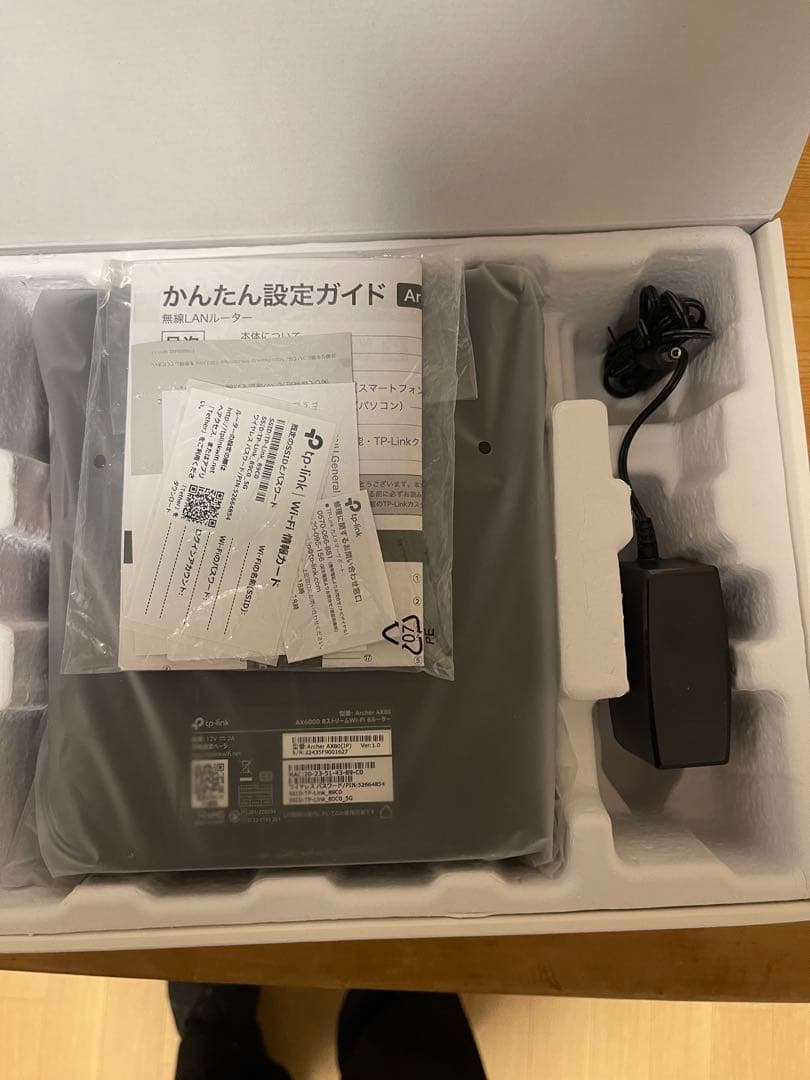 美品TP-Link Archer AX80 Wi-Fi6ルーター超高速