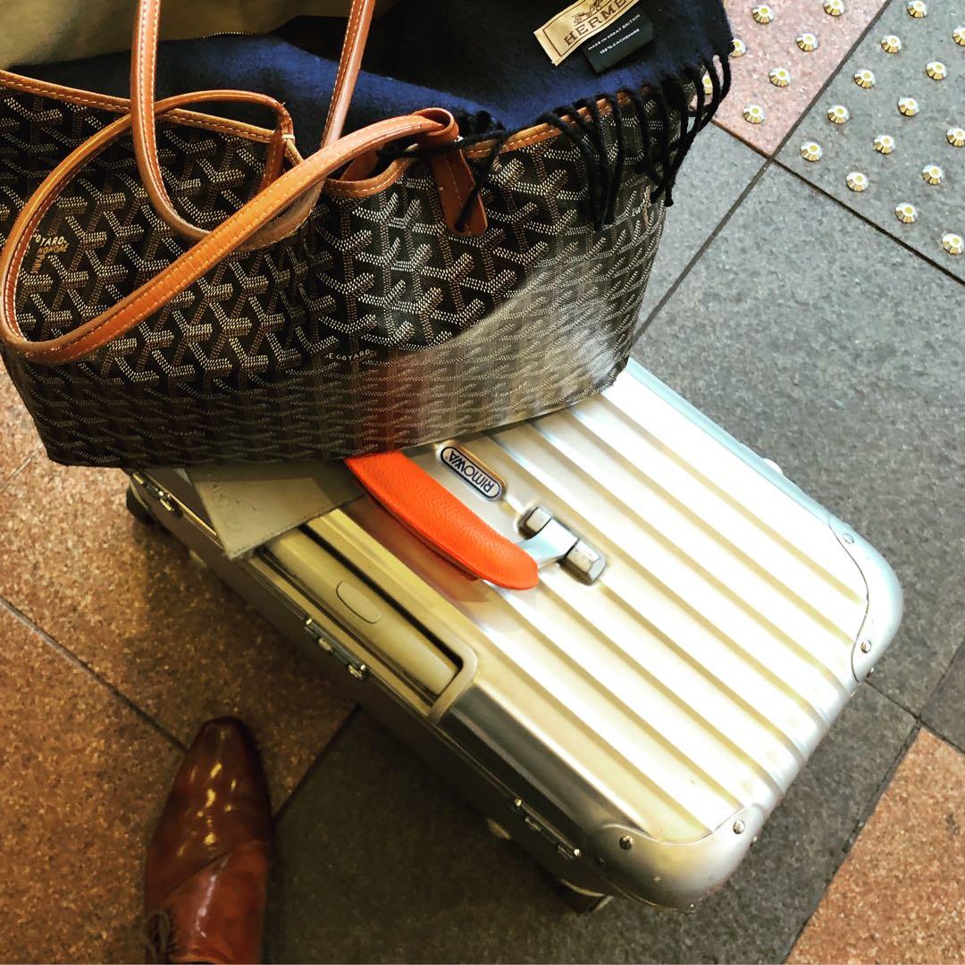 リモワ RIMOWA 専用 革 レザー ハンドル カバー オレンジ 最新版