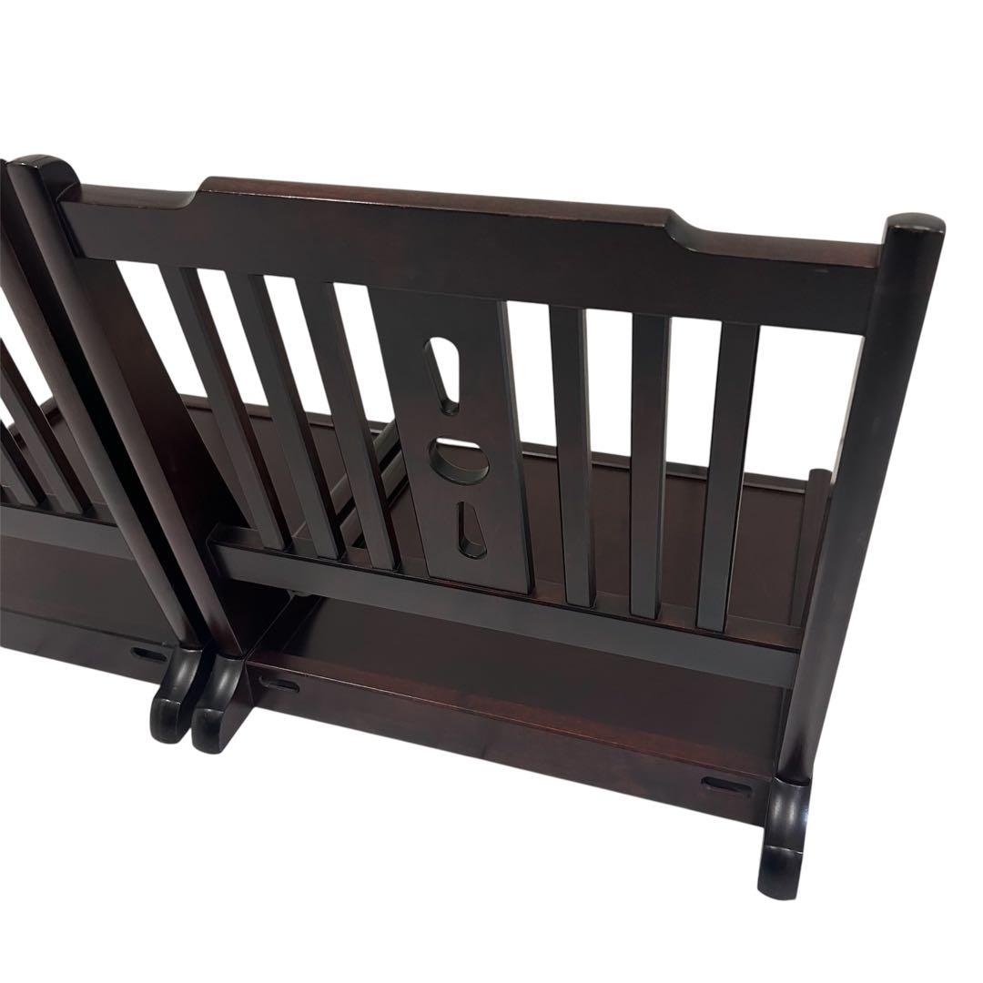 【希少・2脚セット】 北海民芸家具 折り畳み座椅子 樺無垢材 和モダン