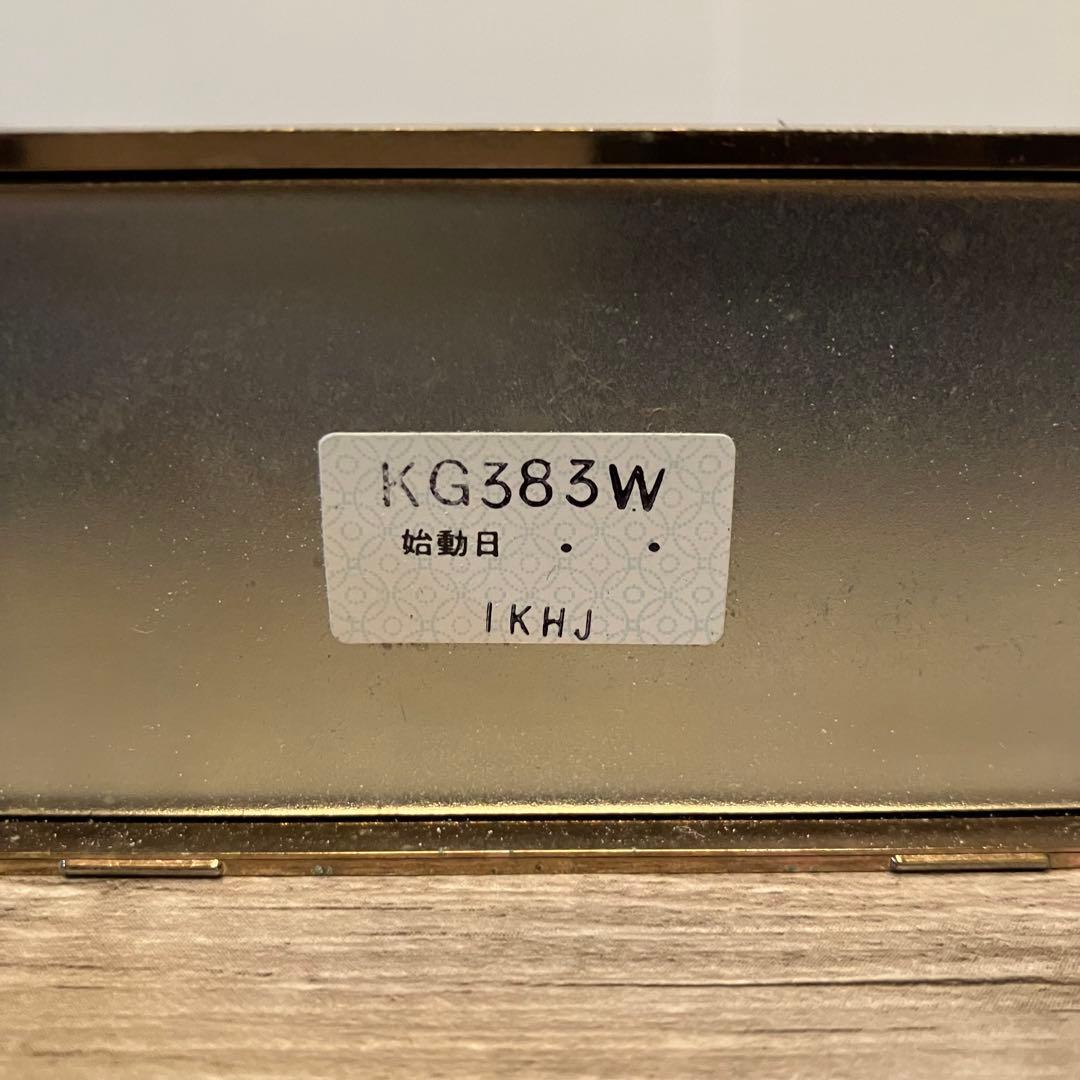 E-3 【SEIKO】セイコー クオーツ 置時計 KG383W ジャンク品