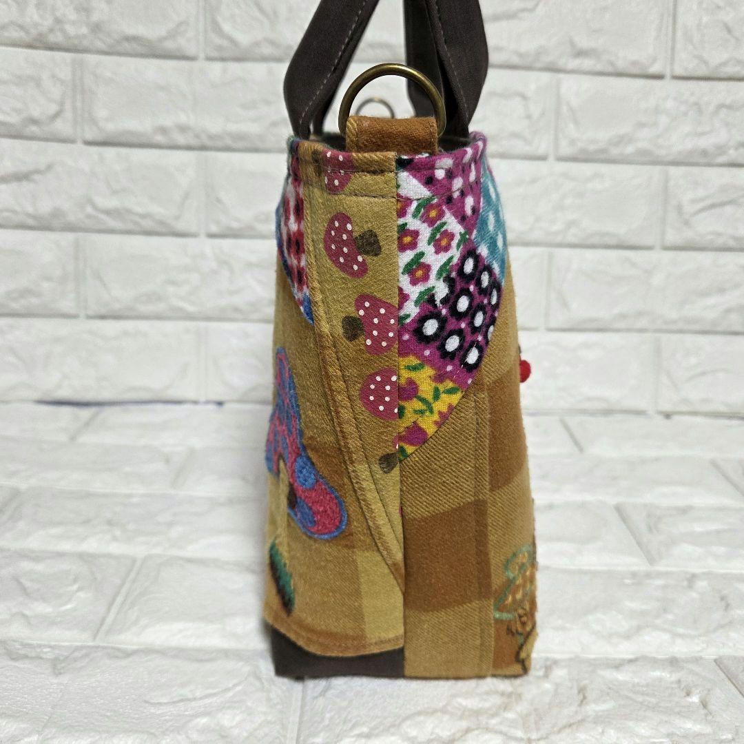 920 デニム＊リメイク＊刺繍＊バッグ＊トートバッグ