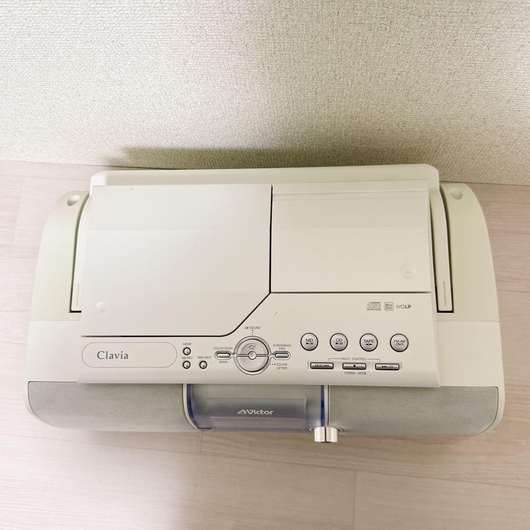 2577【現状品】Victor Clavia RC-L1MD CD/MDラジカセ