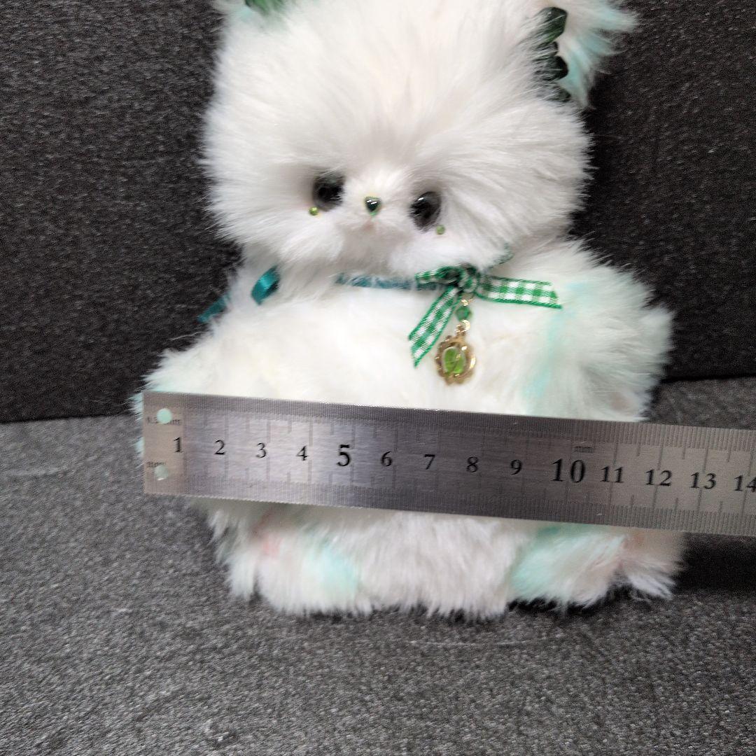 幼獣ちゃん　幻獣　ぬいぐるみ　アートドール　天使　ハンドメイド　グリーン　箱付き