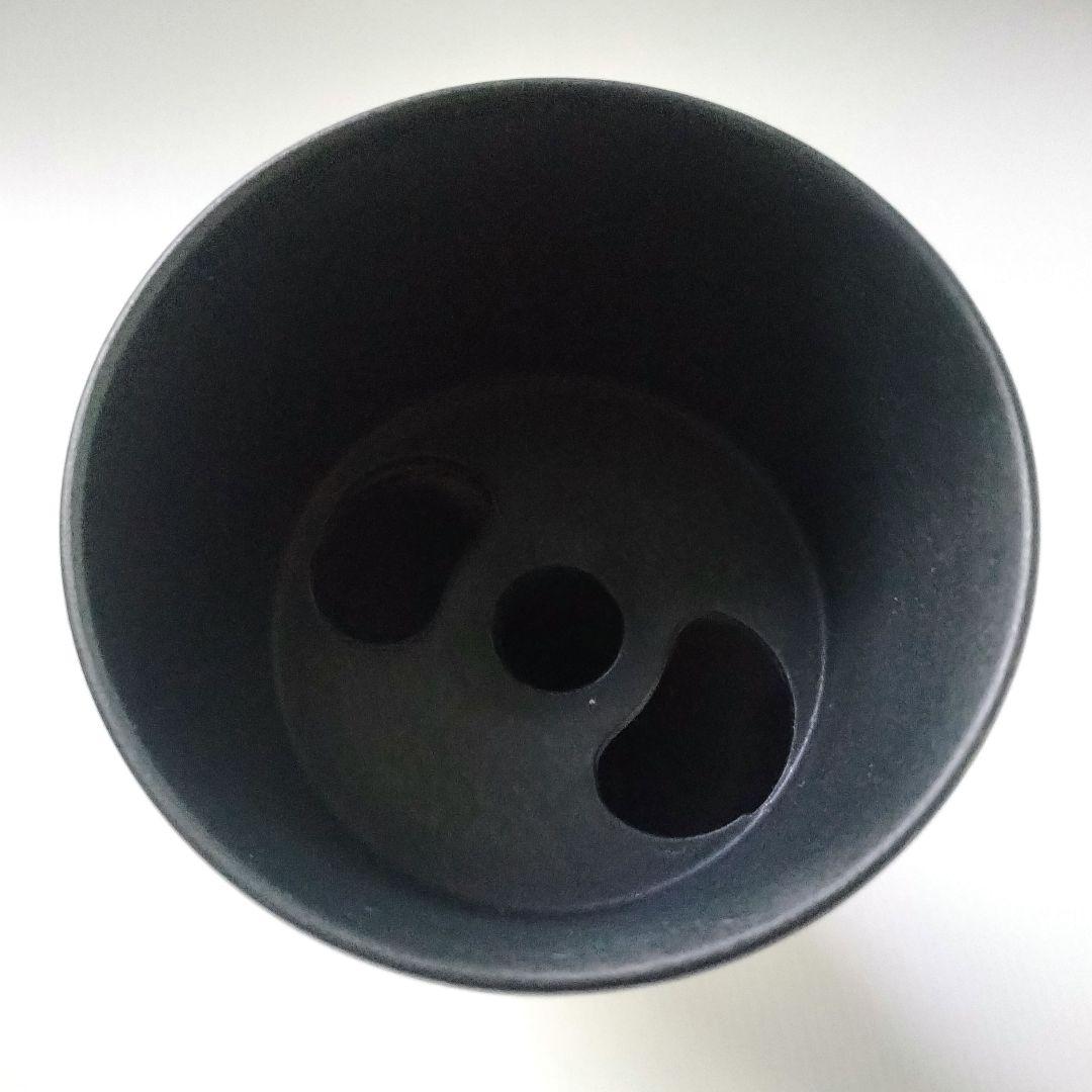 池坊 花器 立花 水盤 黒金 生け花 草月 自由花 ブラック ゴールド