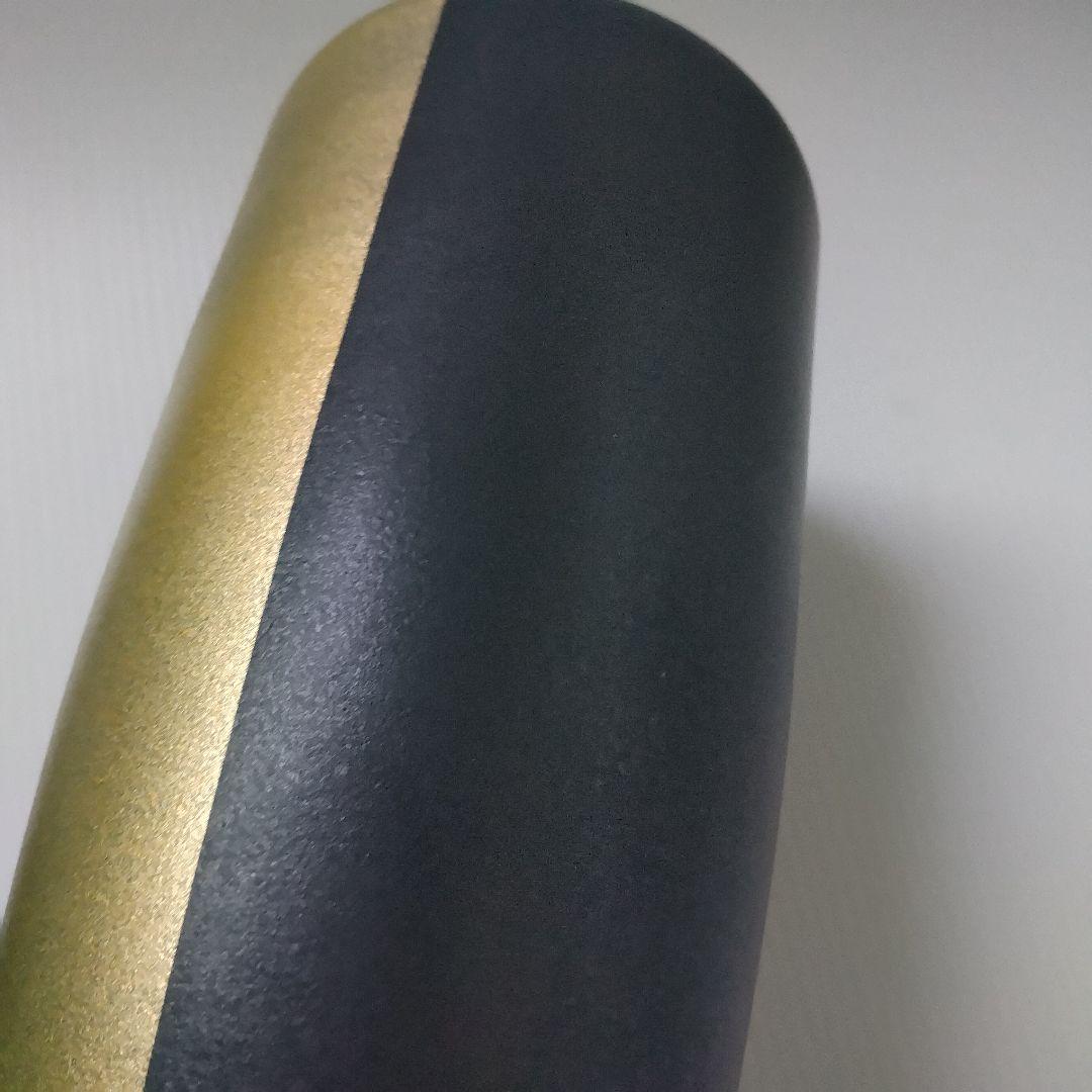 池坊 花器 立花 水盤 黒金 生け花 草月 自由花 ブラック ゴールド