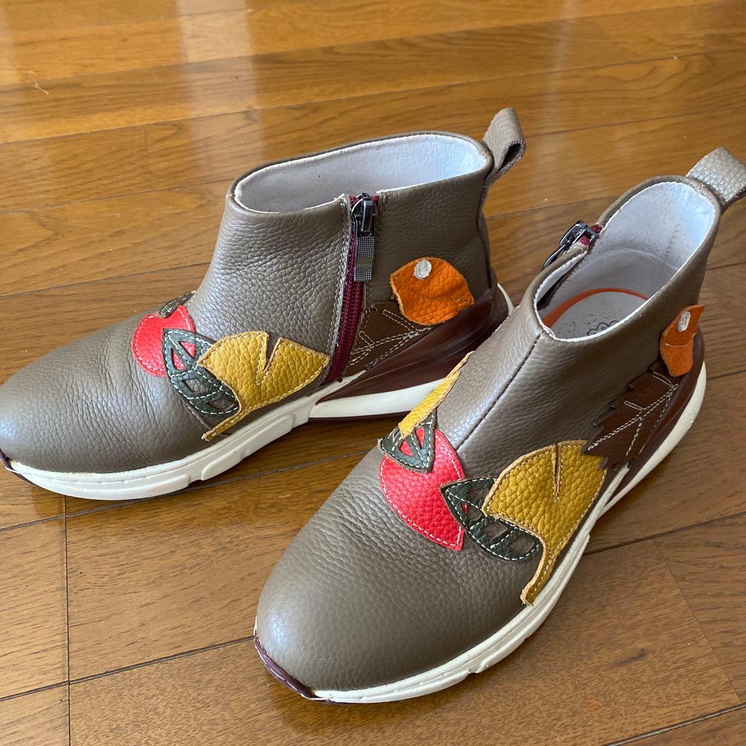 Ｅstacionレザーショートブーツ