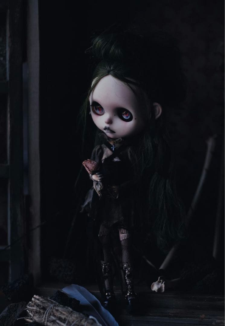 カスタムブライス 人形 ダーク 特別 海外作家様 スペシャルカスタム 毒の魔女