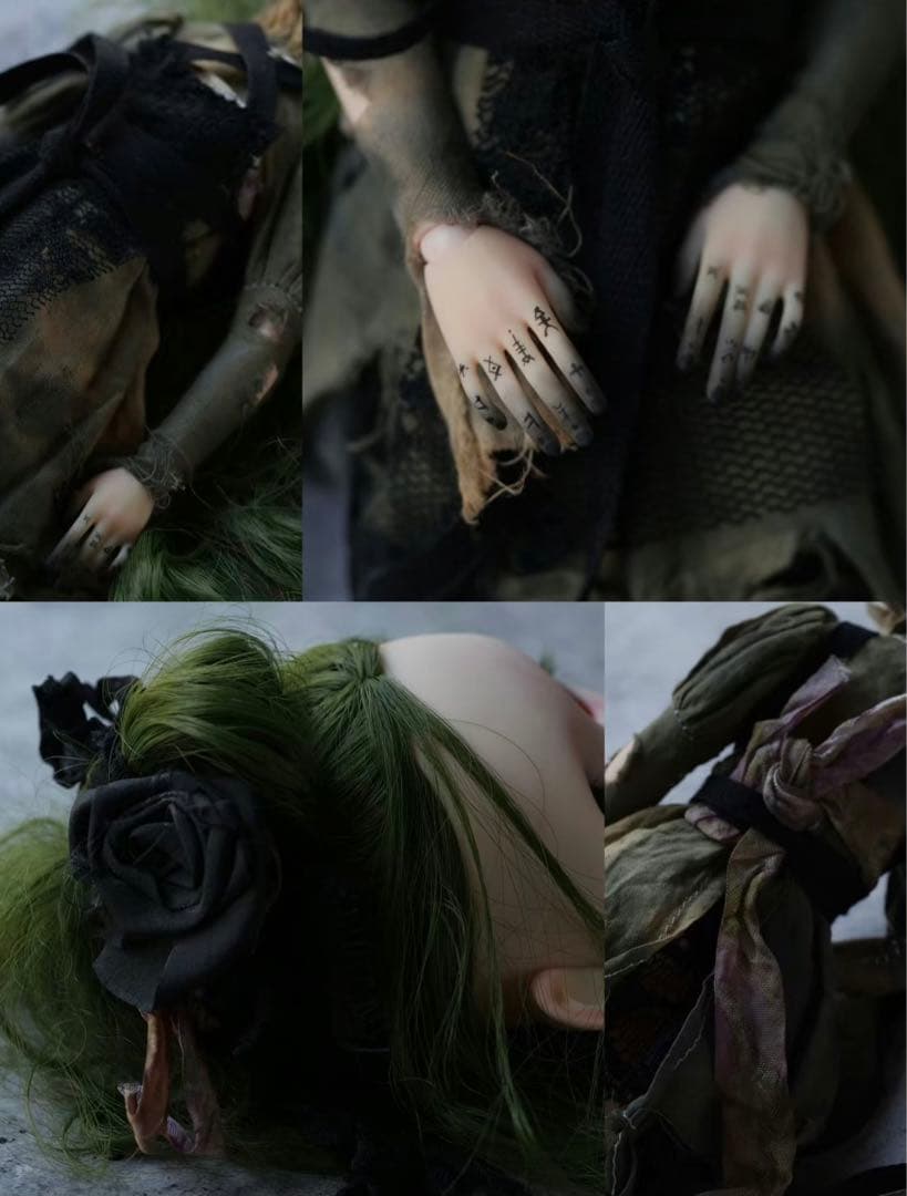 カスタムブライス 人形 ダーク 特別 海外作家様 スペシャルカスタム 毒の魔女