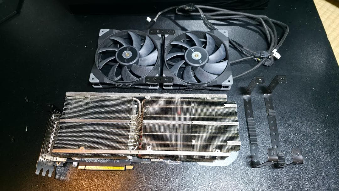 【完動品】ZOTAC RTX4090 TRINITY OC カスタムファン付き