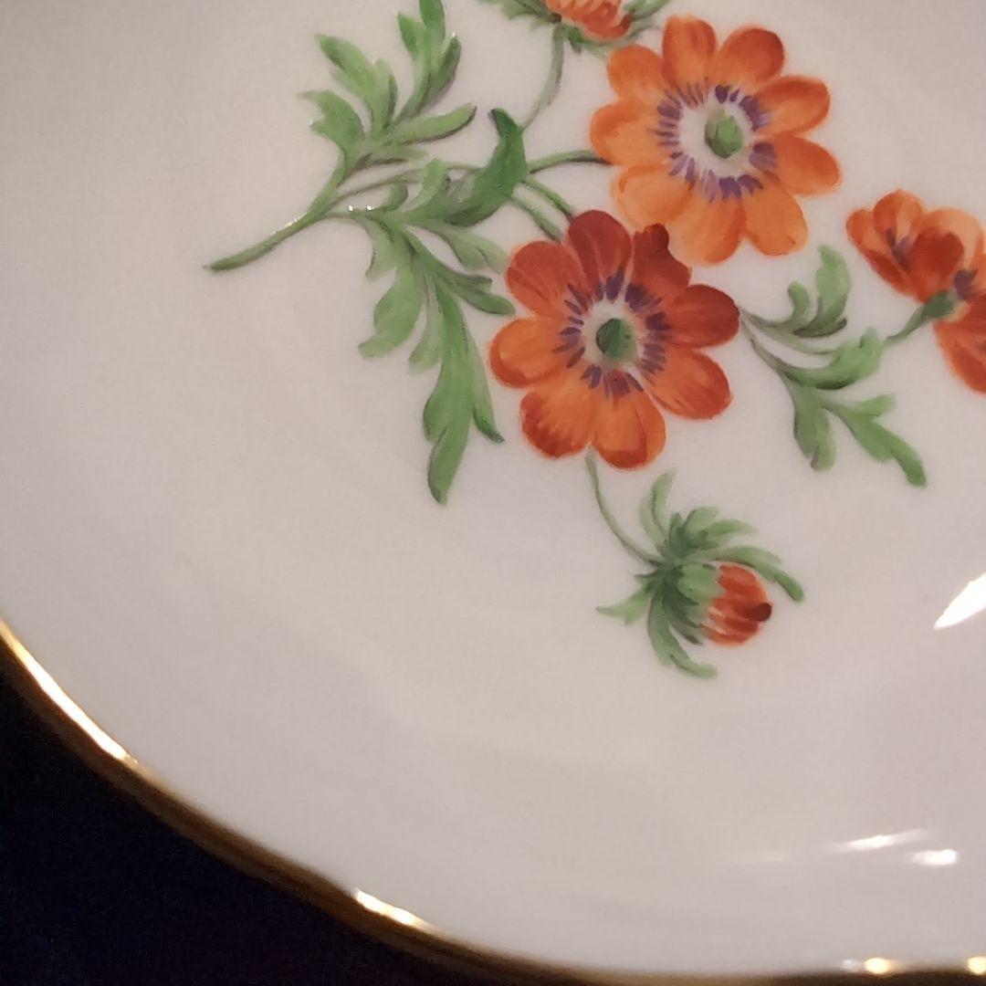 Meissen　豆皿　アネモネオレンジ　新品未使用
