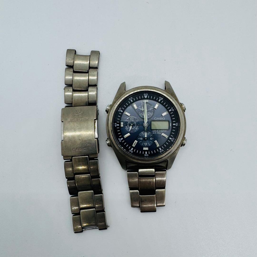 ✨CASIO✨カシオ✨WVQ-500TDJ✨クロノグラフ✨電波ソーラー✨腕時計✨