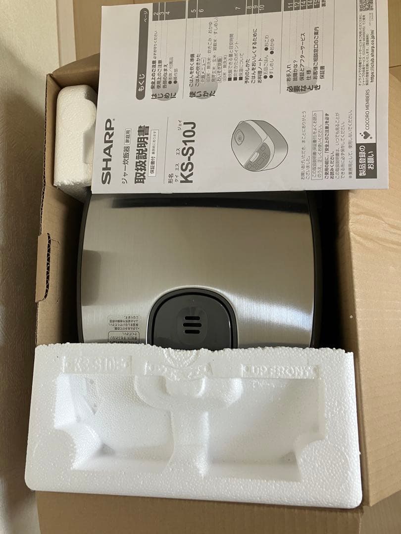 SHARP KS-S10J 炊飯器
