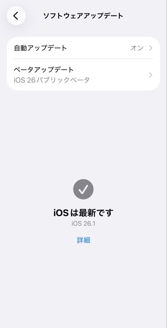 超美品　iPhone14pro 256GB ios26.1 SIMフリー
