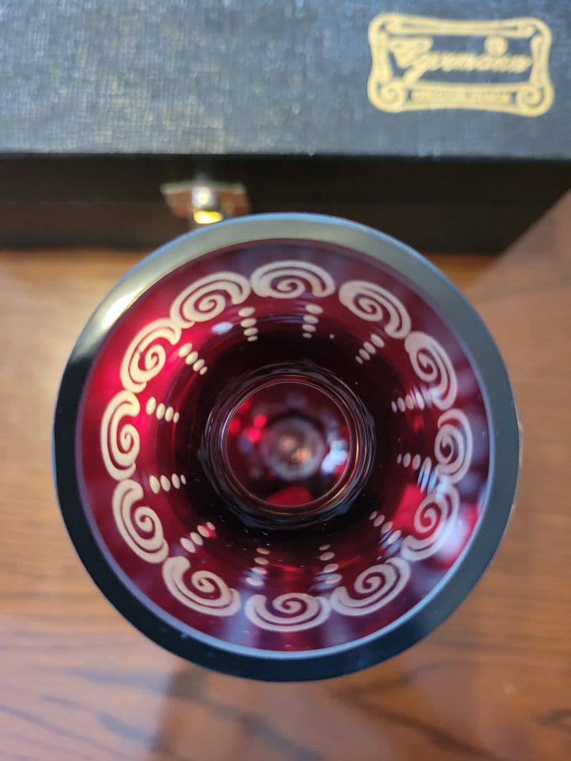 お値下げしました Bohemian Glass　花瓶