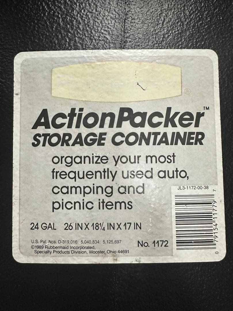 ラバーメイド　アクションパッカー　24GAL